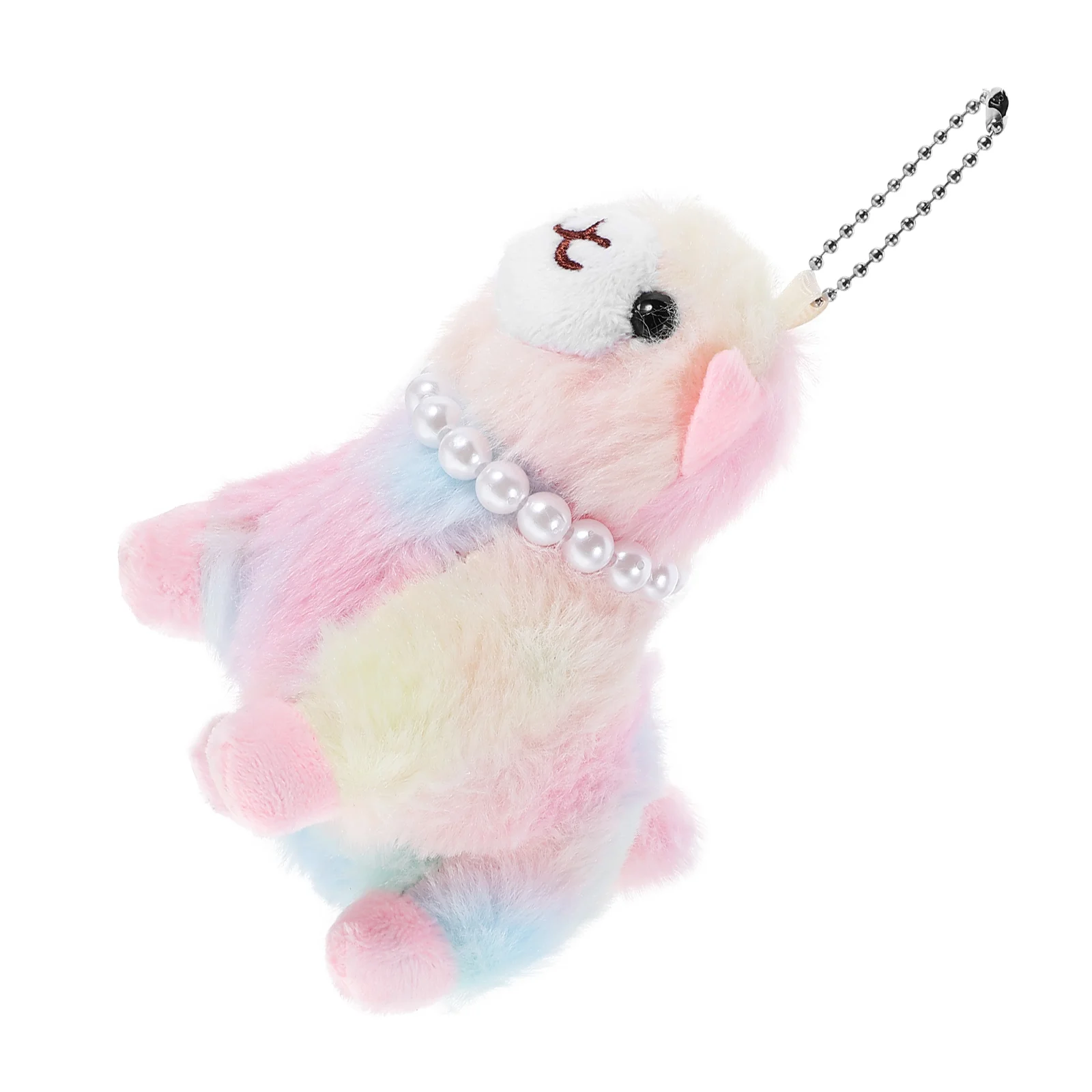 

Alpaca Keychain Plush Toy Bag Hanging Ornament Stuffed Keychains Animal Pendant Ring Charm Keyring Decors Rings