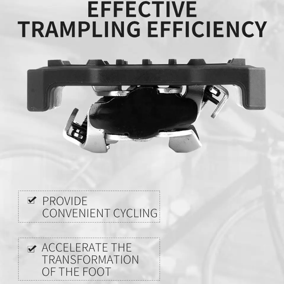 Adaptateur De Pédale Autobloquant Pour Shimano M520/M540/M8000, Richy VTT, Plaque De Verrouillage De Pédale SPD Non Pour Démonter