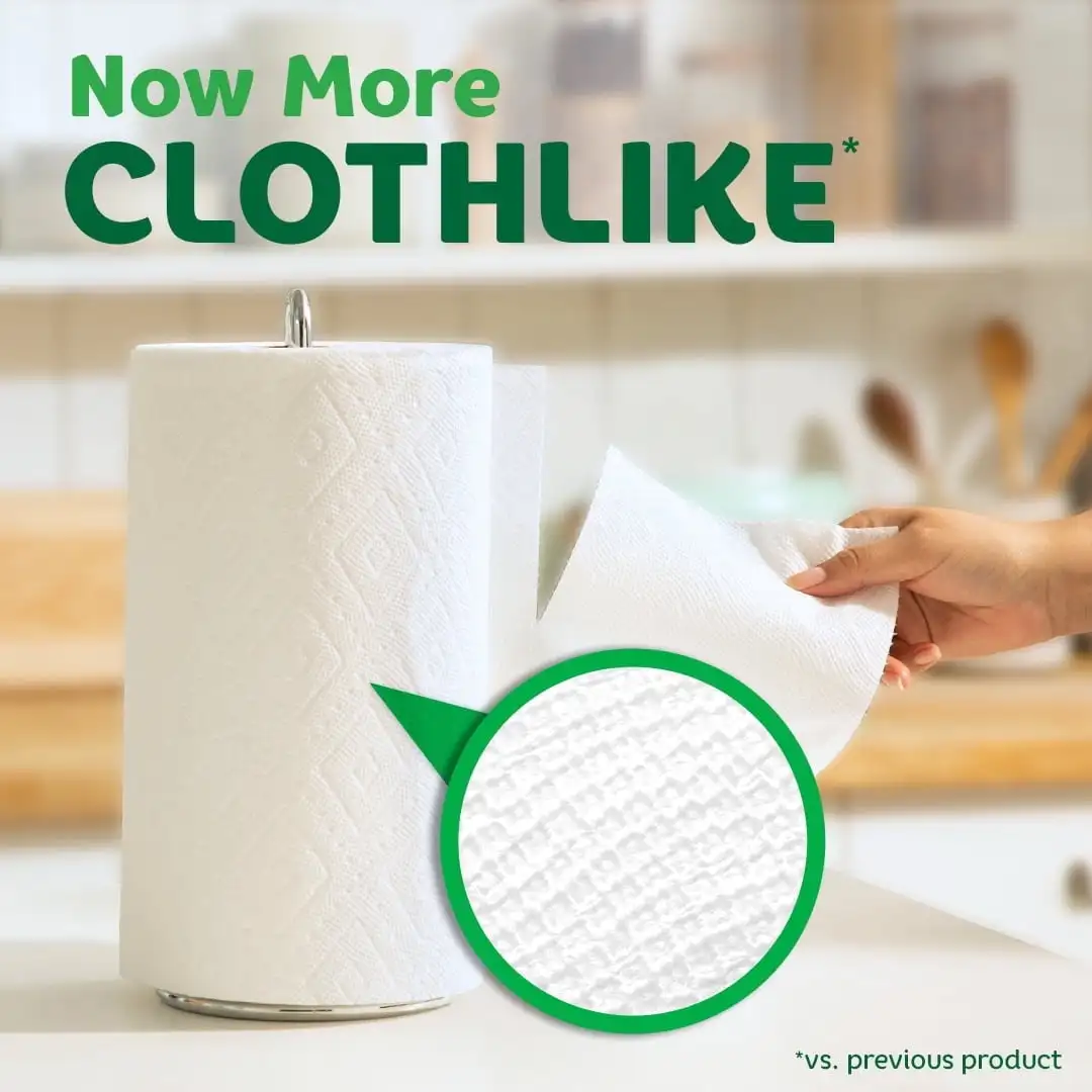 Paper Towels Full Sheet 6 Triple Rolls Pick Up Messes Quicker Than The Leading Ordinary Towel Brand