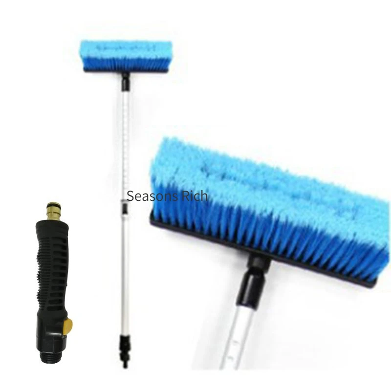 

Car Flow-through Wash Brush Telescoping Handle Soft Cleaning Head RV Truck Wash Trailer 57BA
