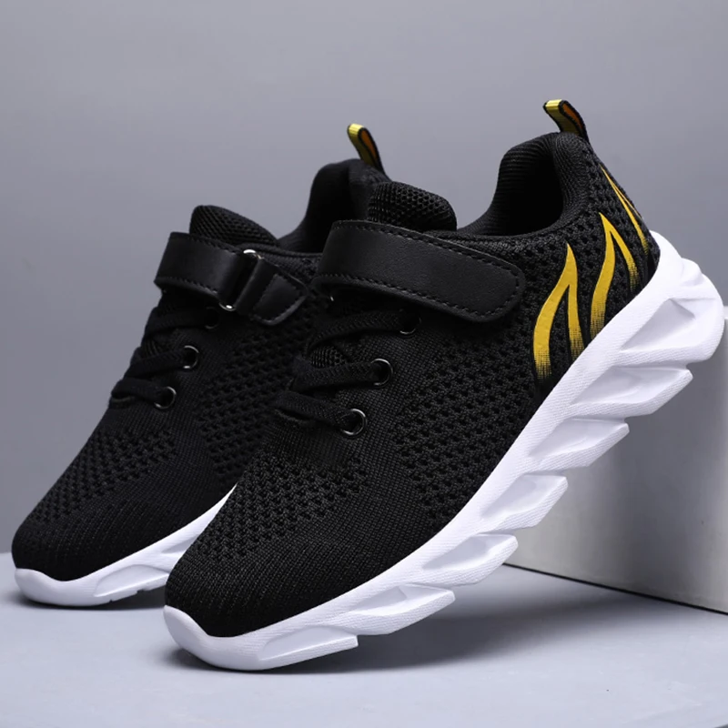 أزياء بنين بنات أحذية رياضية جلدية لينة سوليد الأط...