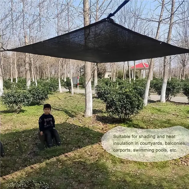 Garden Sun Shade Net Sunshade Képernyő Napellenző Hálófedél Fényvédő 3X2M - Image 3