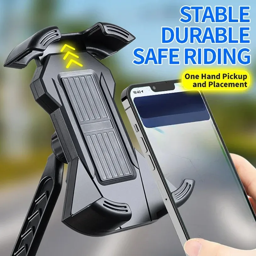 Bicycle Motorcycle Bracket Riding GPS Cellphone Mount Handlebar & Rearview Mirror For iPhone Samusng Bike Cycling Phone Holder