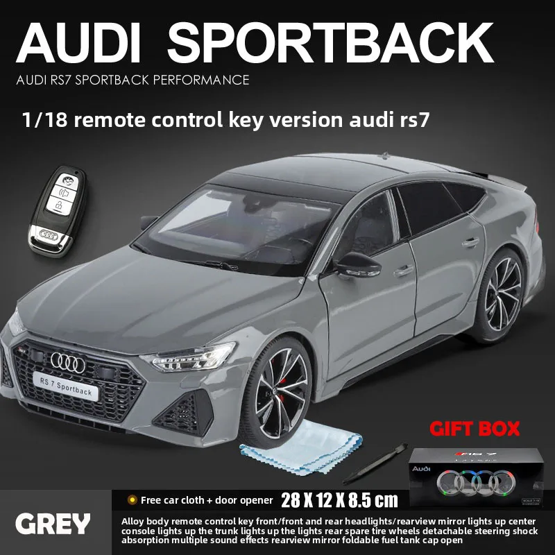 Official Licensed 1:18 AUDI RS7 Sportback Alloy Car Model