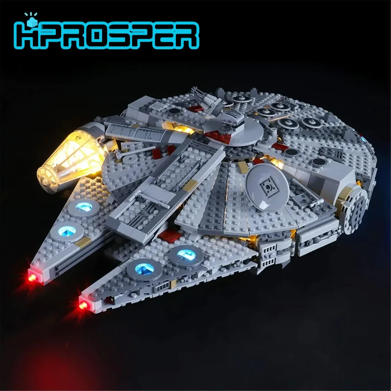 레고 75257 스타워즈 밀레니엄 팔콘용 HPROSPER 5V LED 조명(모델..