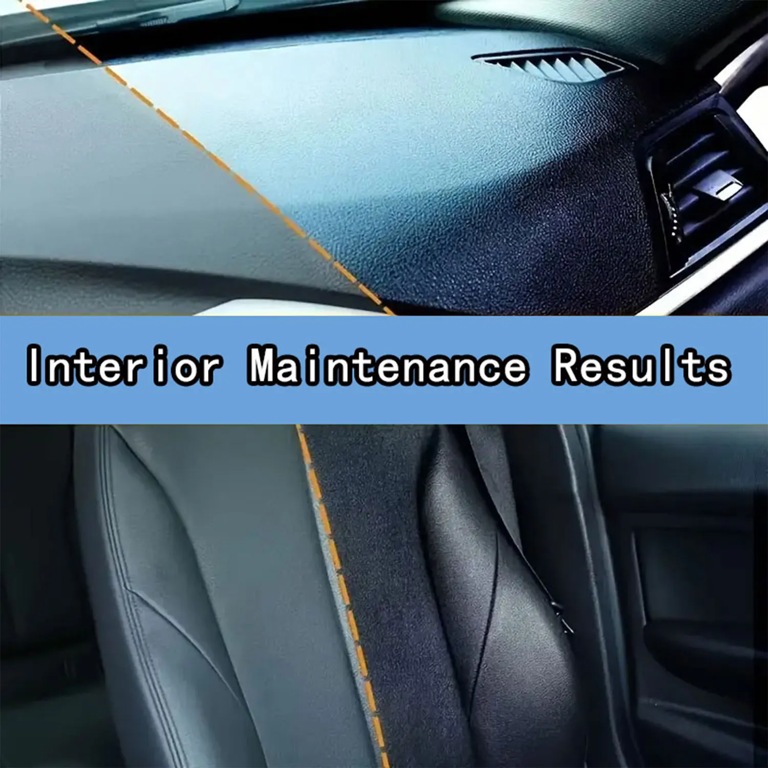 Car Interior Renovation Care Paste Is Suitable for Car Tires, Household Plastic Artificial Leather Furniture, Multi-Functional Interior Paint Renovation and Repair Wax, Dashboard Wax Powder Polish