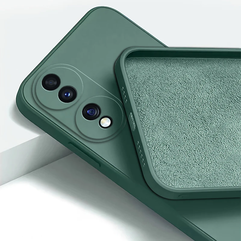Premium Liquid Silicone Shockproof Phone Case - Soft Protective Cover