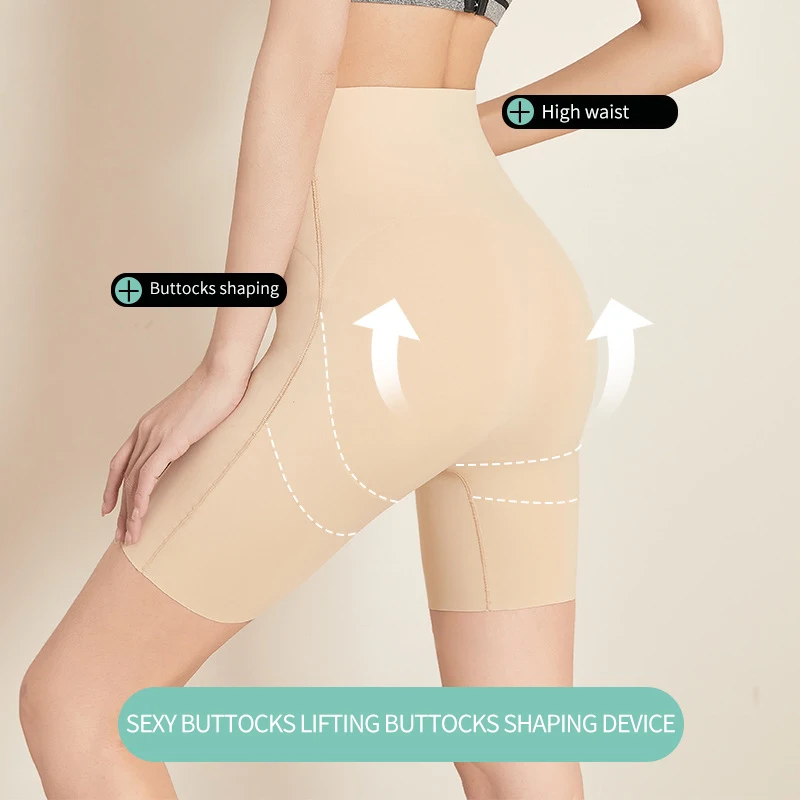 Yoga Pants Five-point Suspension Pants Corset Seamless Yoga High Waist Hip-lifting Pants Female Shark Leggings Shape Pants