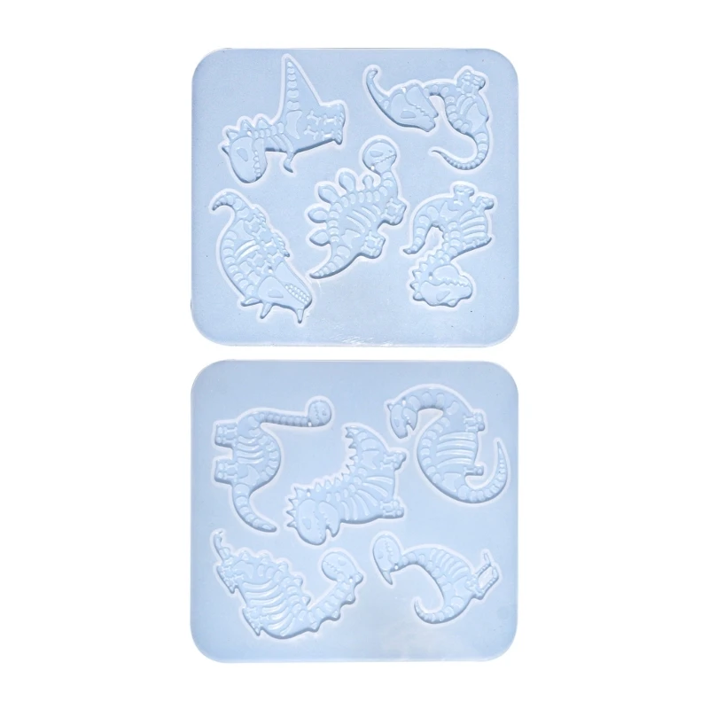 

Skull Dinosaur Keychain Molds Halloween Dinosaur Silicone Mold Animal Keychain Dropship