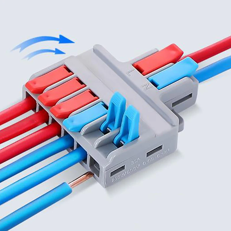 

Quick Splitter 2 In 4/6 Out Wire Connector Universal Wiring Cable Connector