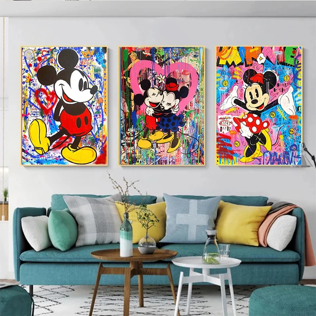 Disney Oil Painting By Number Mickey Mouse Minnie Paint By Numbers On  Canvas Cartoon Coloring By Numbers Acrylic Home Decoration - AliExpress