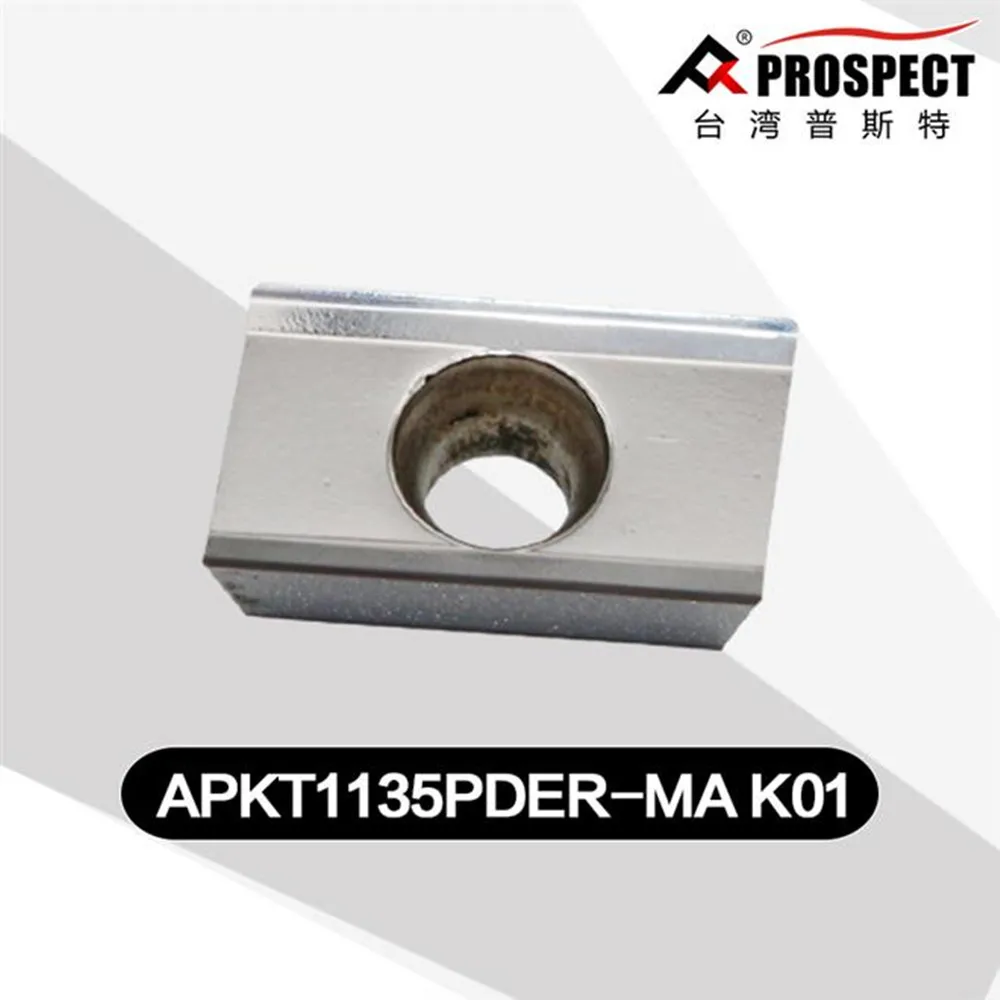 

PROSPECT APKT1135PDER-MA APKT160404PDFR-MA APKT160404-AK K01 CARBIDE INSERT For ALU BAP400R End Mill Tool 10PCS/BOX