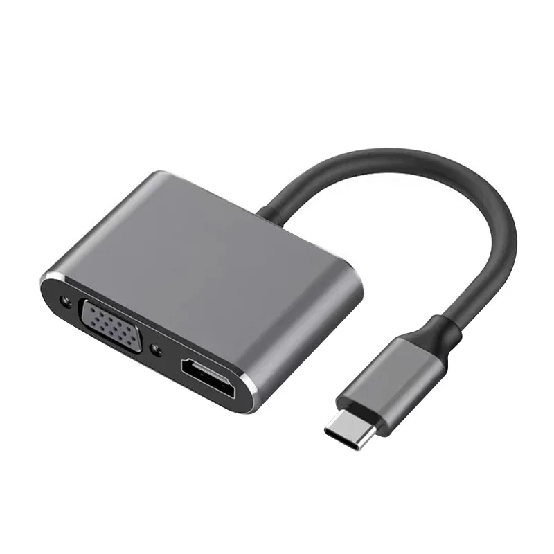 Док-станція 4 В 1 USB C HUB 4K@30 Гц HDMI-сумісний адаптер типу C до HDMI PD100W USB 3.0 HUB USB C Splitter для Macbook