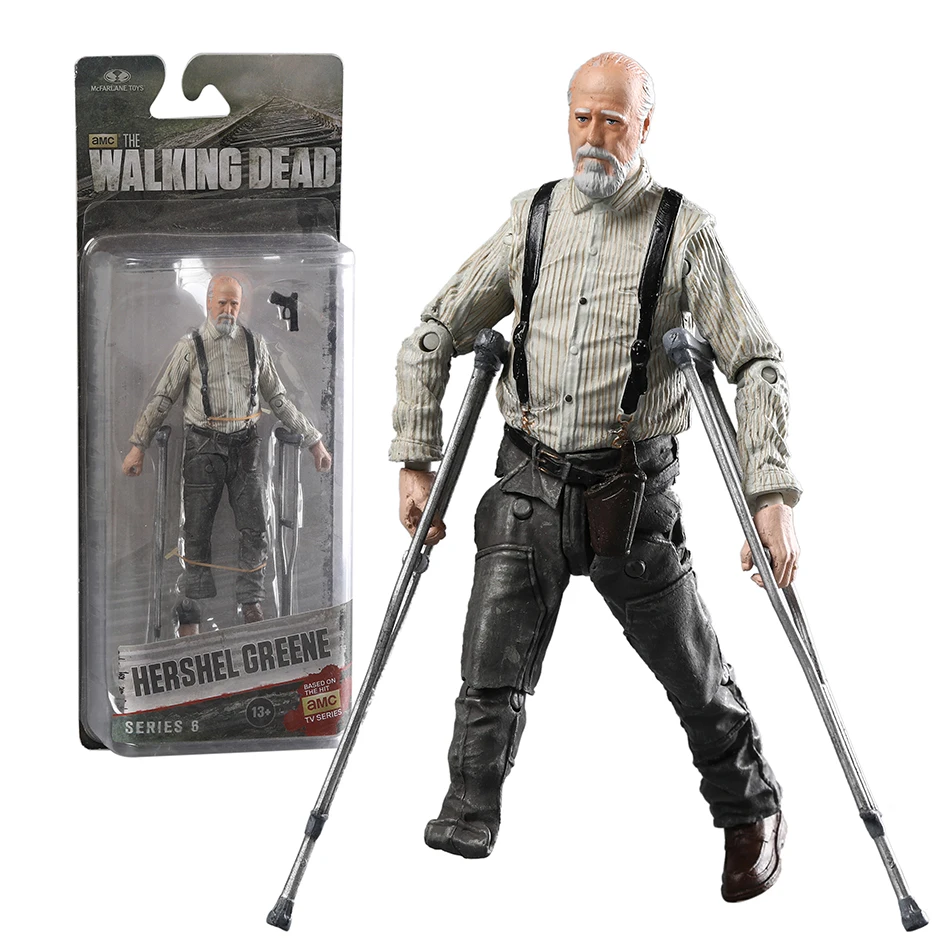 thumbnail image 1 of Figura de acción de la colección The Walking Dead Abraham Ford Bungee Walker Rick Grimes The Governor Michonne, modelo de decoración de juguete, 1 of 5