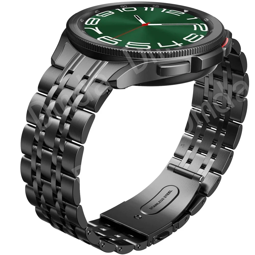 Curved End Stainless Steel No Gaps Metal Watch Band