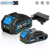 With Charger BL1860 Rechargeable Batteries18V Lithium Ion for Makita 18v Battery BL1840 BL1850 BL1830 BL1860B LXT400 Power tool 1