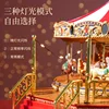 Big Size Rotating Vintage Carousel music box With Led Lights Gift For Her Girls Birthday Christmas Day 2