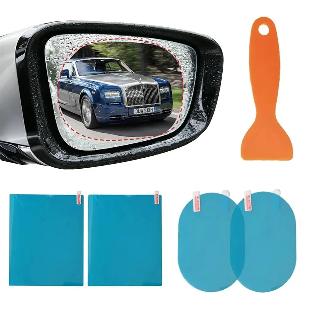 Rear View Mirror 2/5 Pcs Car Side Waterproof Anti-Fog Film Side Window Glass Film Car Glass Accessories