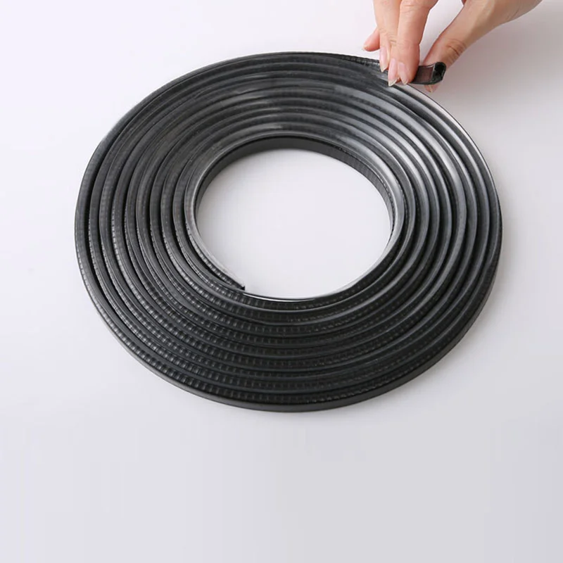 Car Door Edge Scratch Guard with Steel-Enhanced Rubber Seal