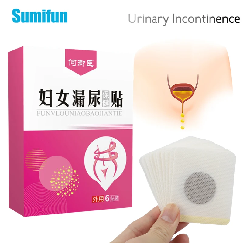 6Pcs/box Urinary Incontinence Patch Health for Women Urology Plaster
