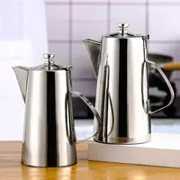 Stainless Steel Coffee Pot Iced Tea Pitcher Beverage Jug Cold Water Kettle Water Pitcher Drink Pitcher For Bar Home Hotel 2