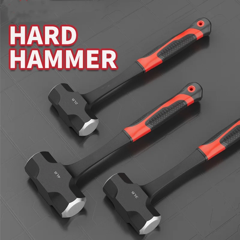 Industrial-grade Strong One-piece Molded Hammer Professional-grade Non-slip Handle Made of High-carbon Steel manual tools