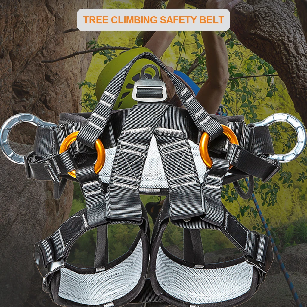 

Climbing Rope Body Safety Belt Waistband Mountaineering Equipment Protective Accessory for Work Climbing Sport Use