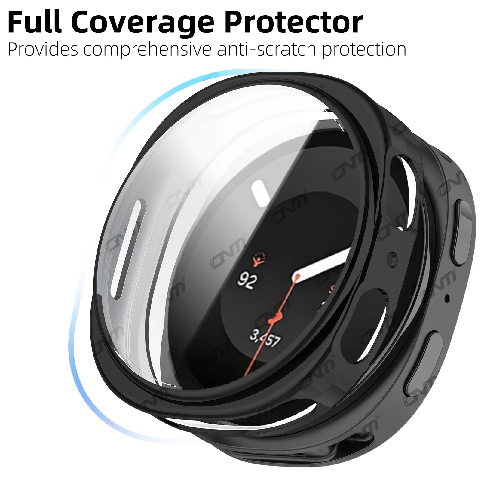 Full Coverage Soft TPU Protective Case Cover for Smartwatch - Enhanced Accessories