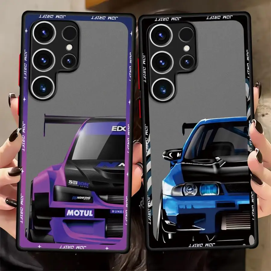 Japanese JDM Drift Design Back Phone Cover Case