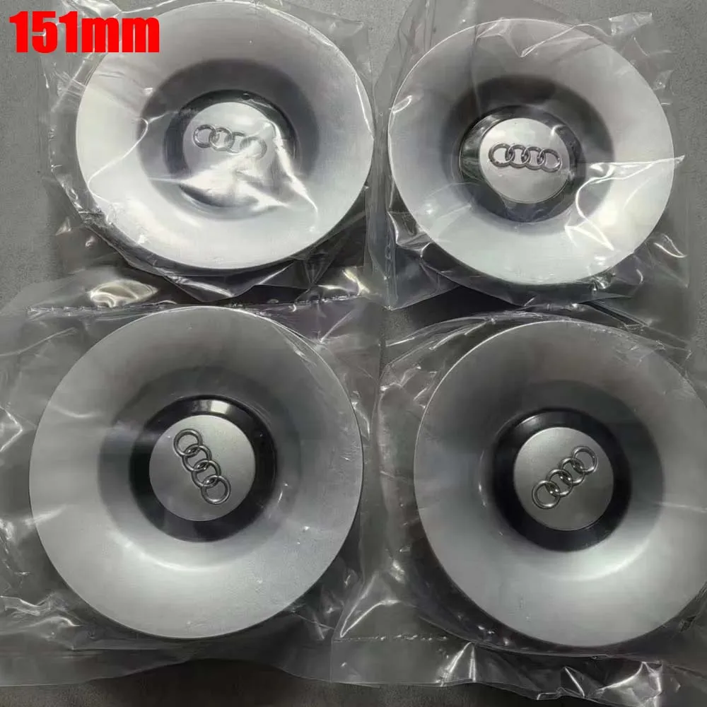 4Pcs Car Rim Cover Wheel Hub Caps for Audi A3 A4 A5 A6 S6 S8 TT A8 Quattro