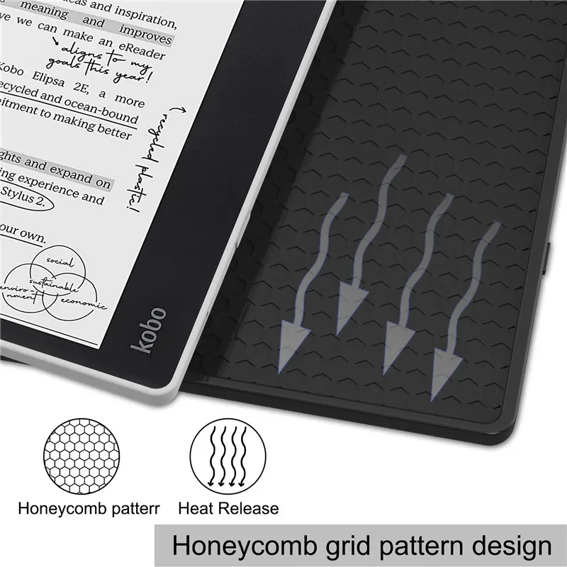 Smart eBook Case with Pencil Holder and Multi-Folding Stand