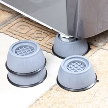 

4pcs Universal Non-Slip Anti Vibration Washer Feet Pad Dryer Refrigerator Base Fixed Mat Rubber Washing Machine Prevent Noise