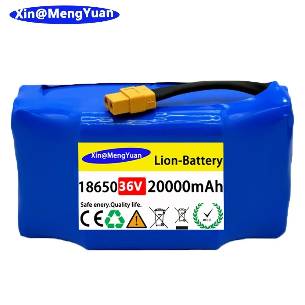 

Batería de litio recargable para patinete eléctrico, pila Original de 36v, 2.0ah, 10S2P, 20000mAh, 18650