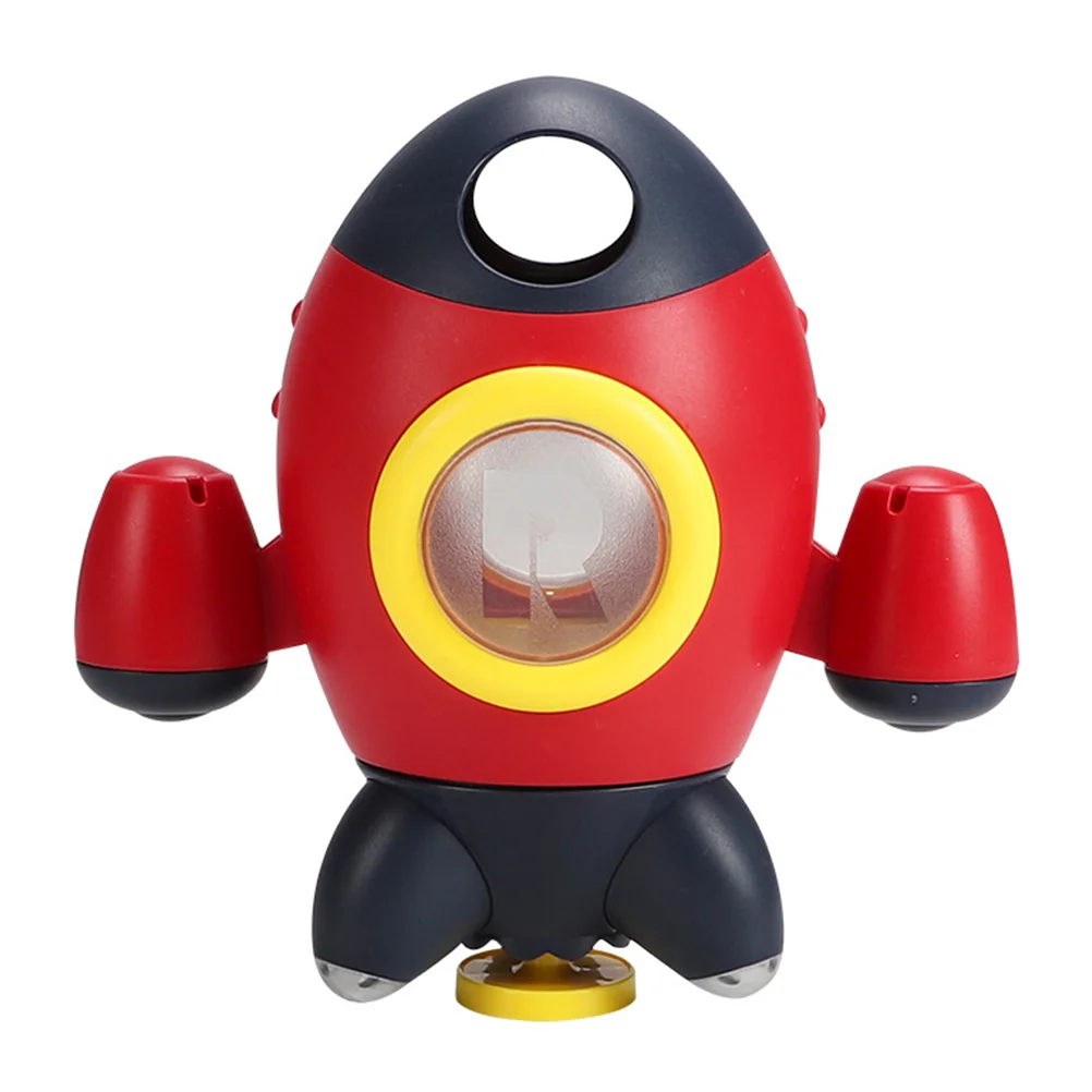 

"Grey Space Rocket Bath Toy for Kids - Nuobesty Rotating Water Spray Shower Toy"