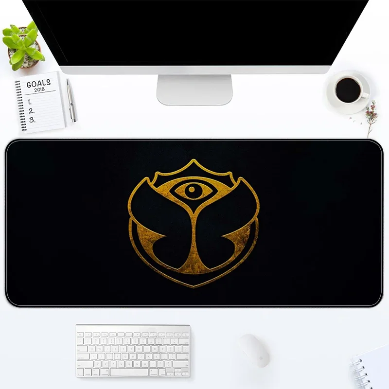 

Large Mouse Pad Gamer Pc Cabinet Music Festival TOMORROWLAND Desk Mat Non-slip Gaming Accessories Keyboard Computer Mousepad Xxl