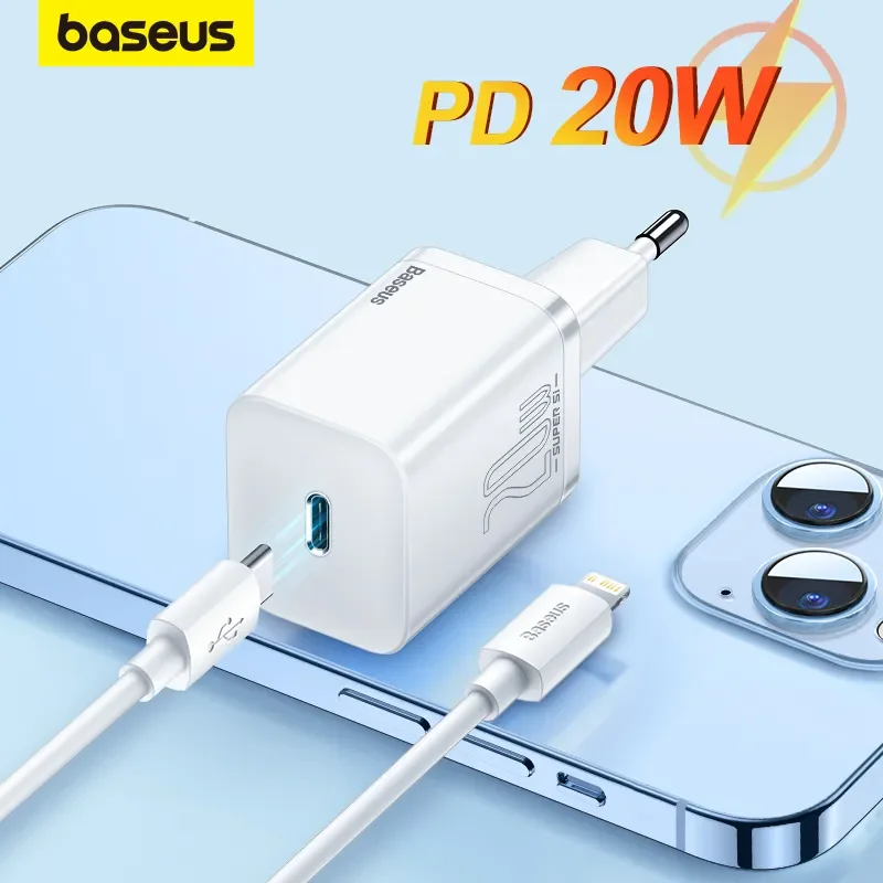 Cargador compatible con iPhone 11 / 12 Pro Apple Base 20 w + Cable  lightning Fast USB-C