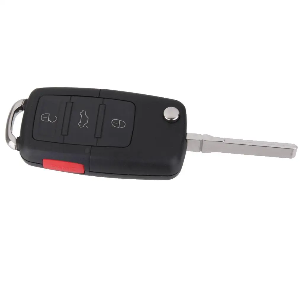 

Флип-брелок для ключа с 4 кнопками, флип-чехол для VW Beetle/Golf/