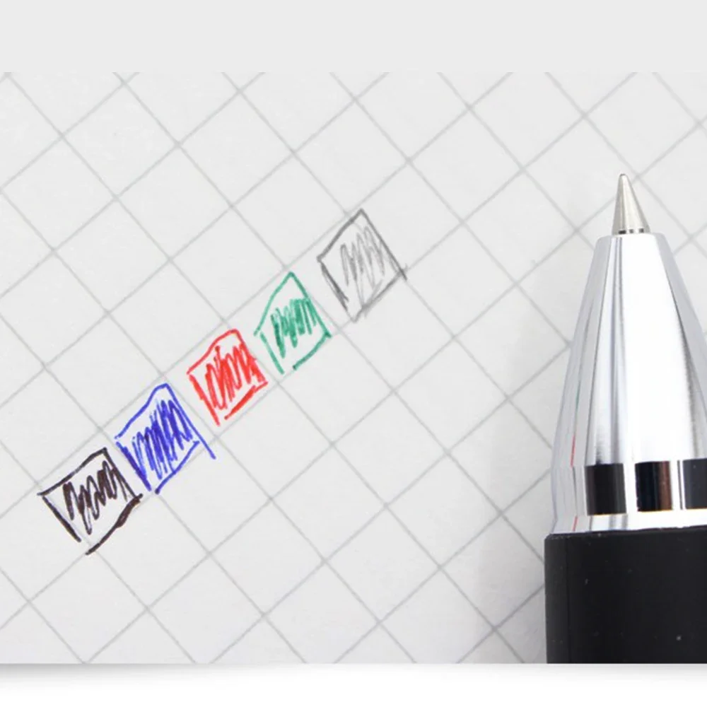 Japan UNI JETSTREAM Multifunctional 4 in 1 0.38/0.5/0.7mm Ballpoint Pen+0.5mm Mechanical Pencil MSXE5-1000 Office Supplies