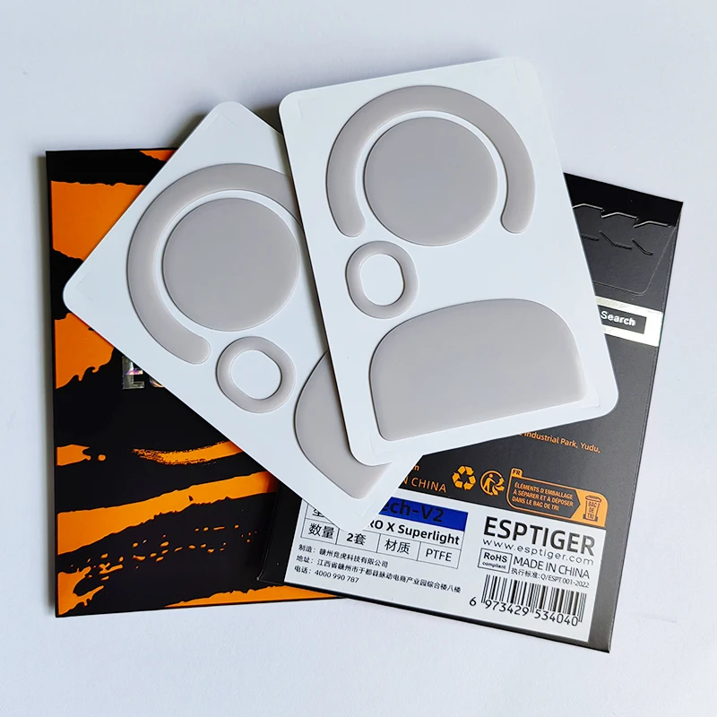 Esports Tiger Enhanced Mouse Skates - White ARC Set