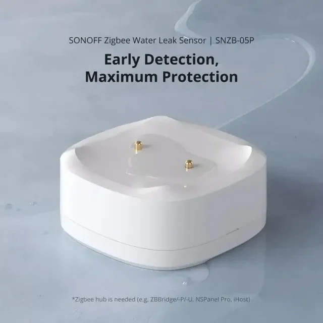 NEW 1pcs SONOFF SNZB-05P Zigbee Water Leak Detector 5 Years Lifetime IP67 Waterproof Smart Home With Alexa Google Home MQTT 2