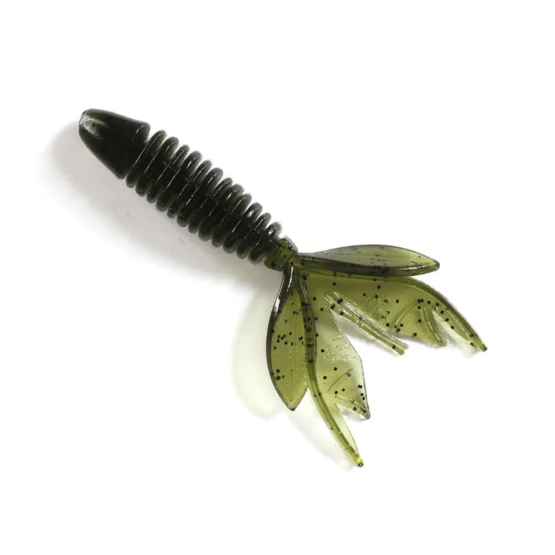 4 Stück Angel köder Kieselgel Krebse Garnelen Blume Schwanz Maden Köder Köder Osmanthus Barsch Köder Soft Bug Köder Angel zubehör – Detail 13