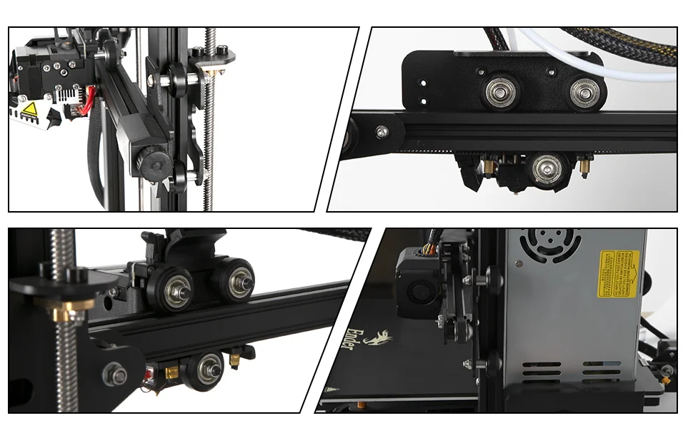 Creality Offizielles POM-Rad für Ender 3, Kunststoff-Rolle mit 625zz Lager für 3D-Drucker Ender 3/3 V2/3 Pro/3 Max/5/CR-10 – Detail 2