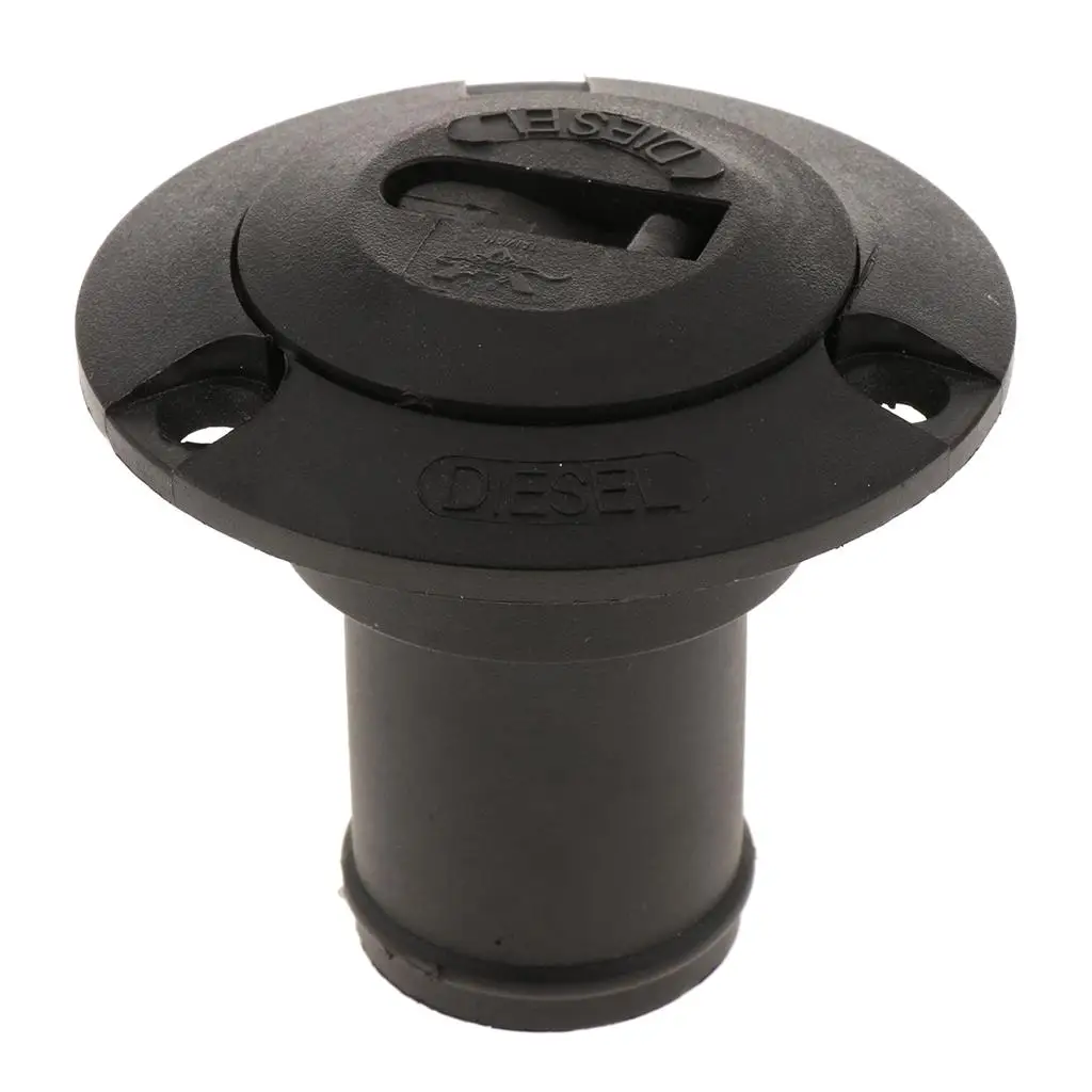 

Black Plastic Gas Deck Fill / Filler 85mm/3.35inch Fit for Marine Boat Yacht