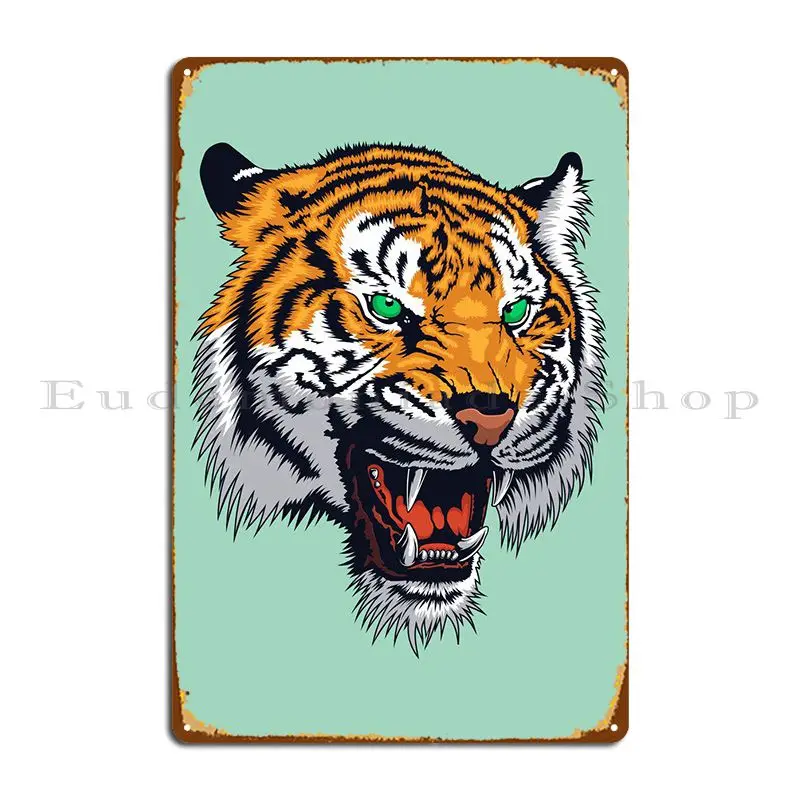 

Cool Tiger Metal Signs Party Party Cinema Cinema Tin Sign Poster