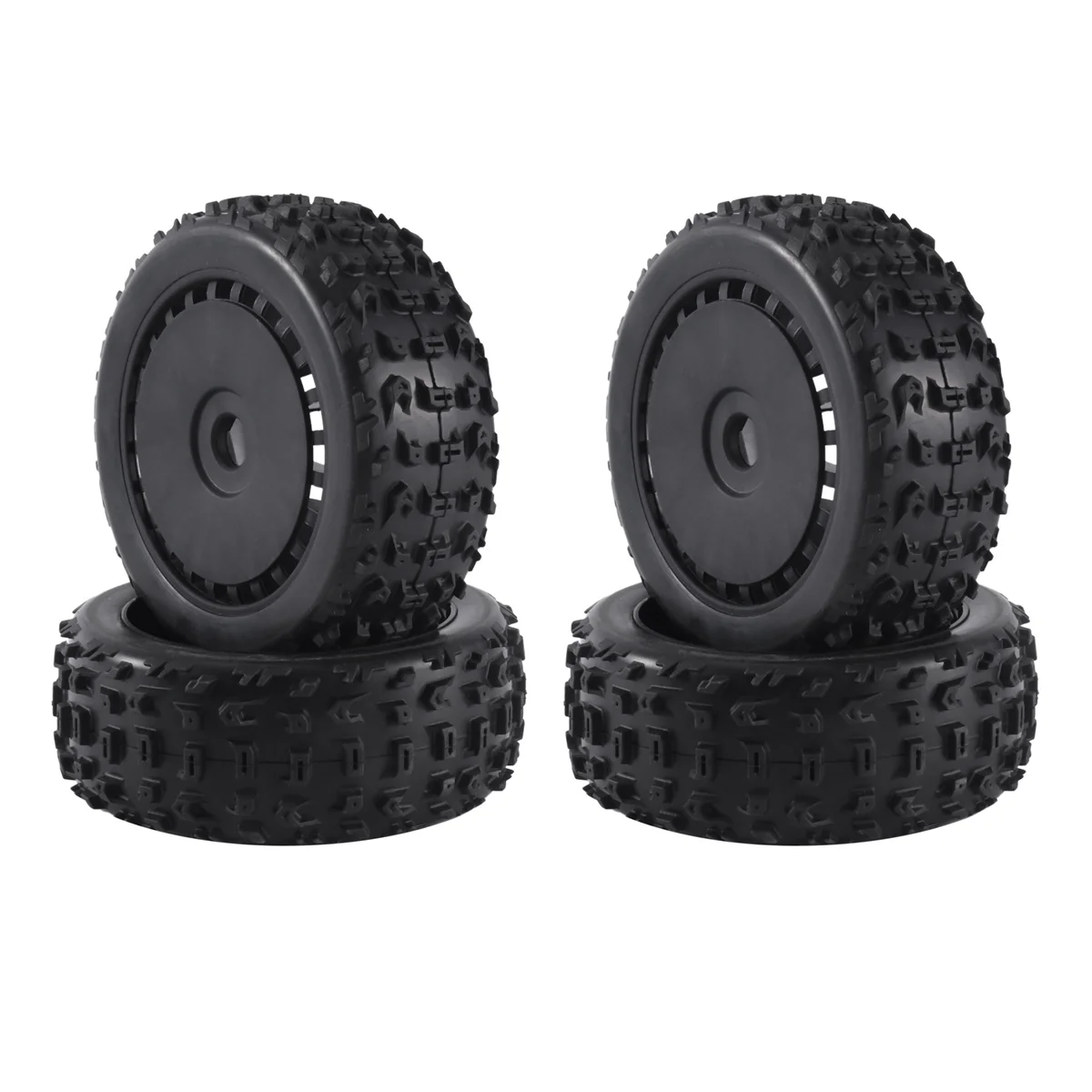 

4Pcs 116Mm 1/8 RC Off-Road Tire Wheel 17Mm Hex for ARRMA Redcat Team WR8 Hobao,2