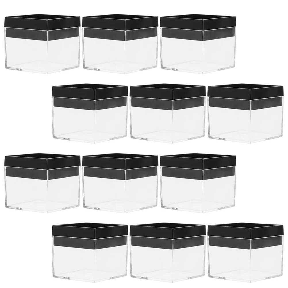 

Plastic Container Specimen Case Boxes Clear Mineral Storage Rock Jewelry Coin Cube Acrylic Plastic Square Mini Gemstone Display