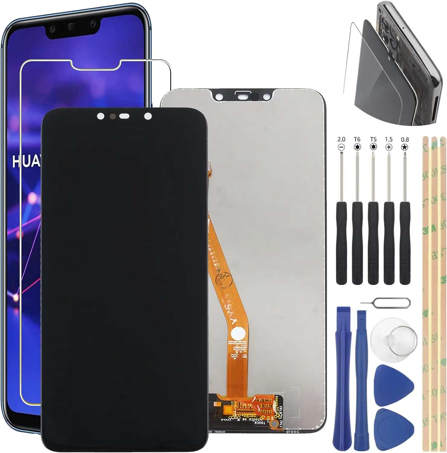 

LCD Screen Replacement for Huawei Mate 20 Lite SNE-LX1 SNE-LX3/Maimang 7 2018 6.3" LCD Display Touch Screen Digitizer Assembly w