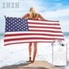 More Design United States Flag USA America Emblem Bath Towel Quick dry Microfiber Absorbing Soft Water Breathable Beach Swimming 2