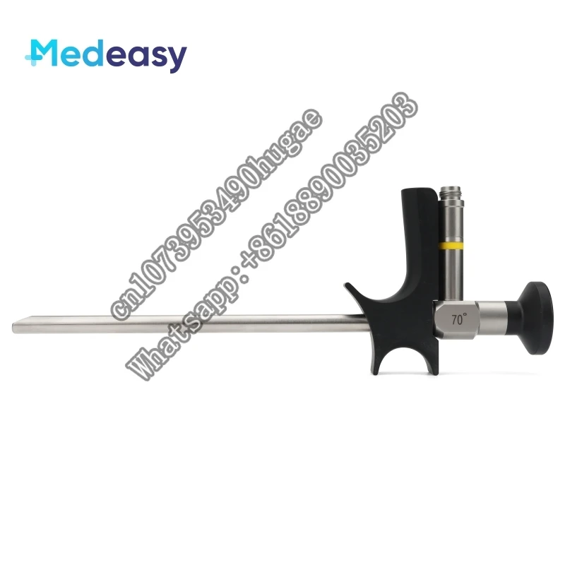 

70 Degree 8mm Rigid ENT Laryngoscope, Medical Laryngoscope with Handle