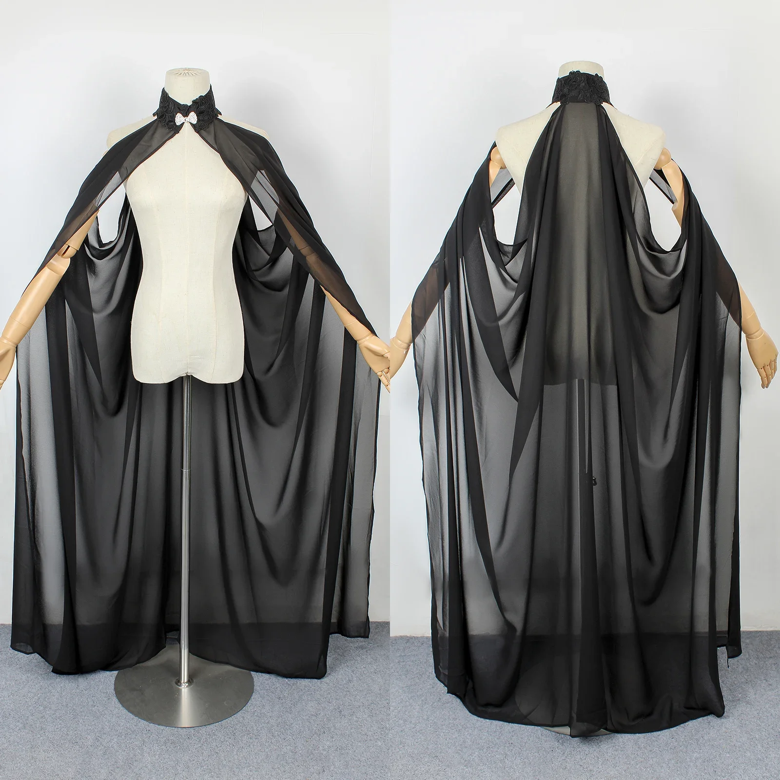 Wikka Robe 1Pcs Cool Mantle Hooded Cloak Coat Wicca Robe Medieval Cape Shawl ...